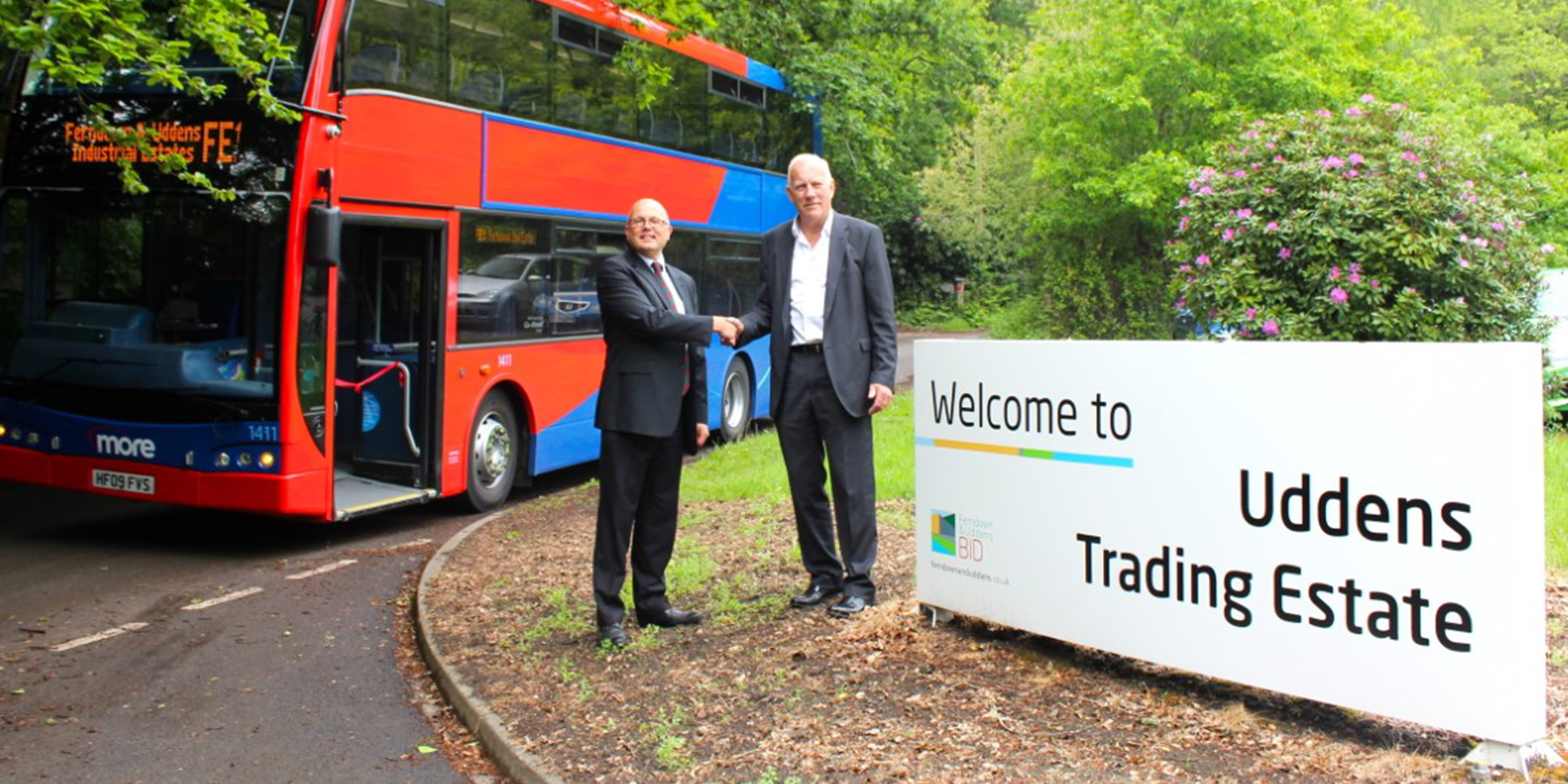 new bus service for ferndown uddens industrial estate employees morebus