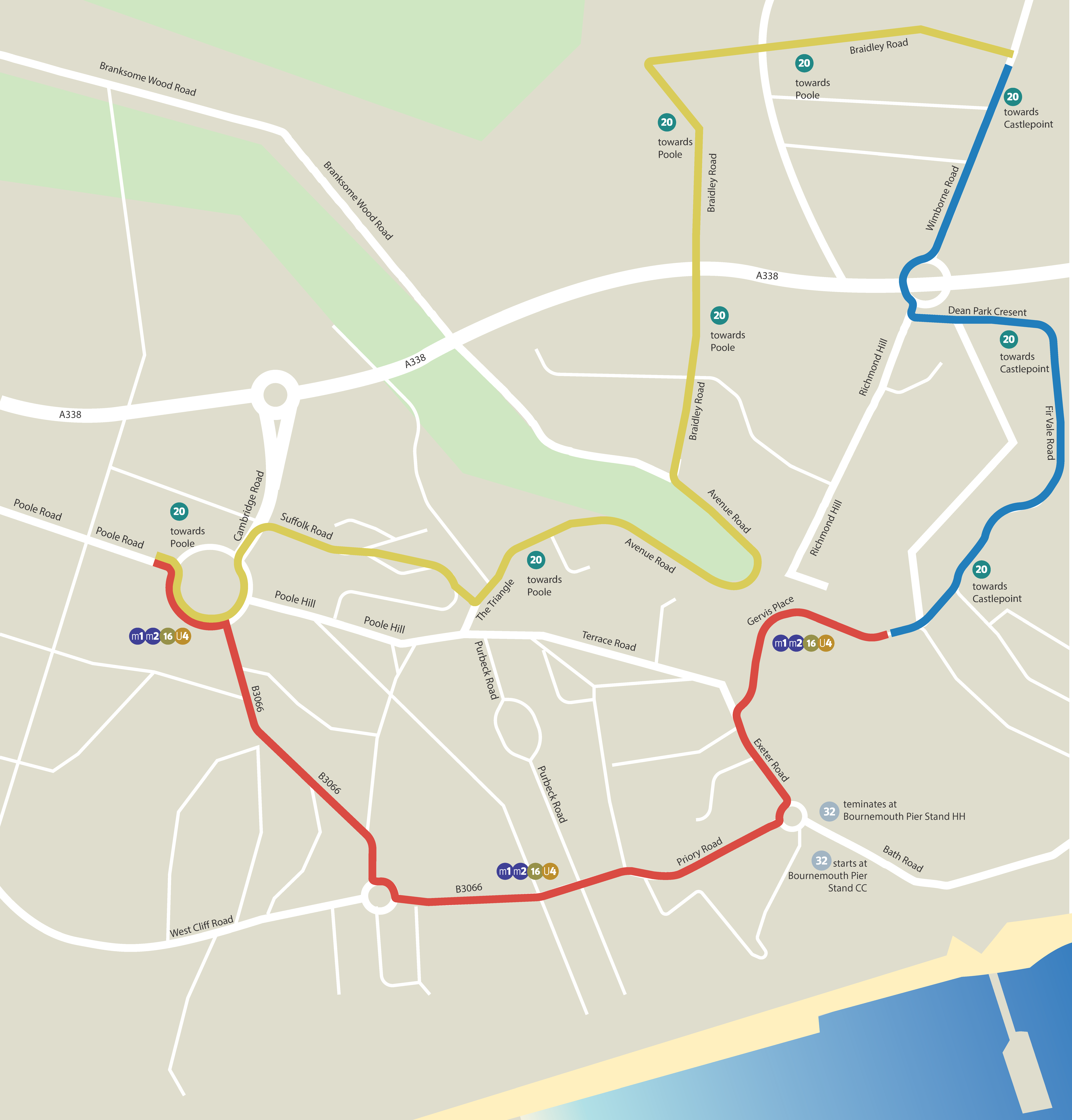 poole hill diversion map