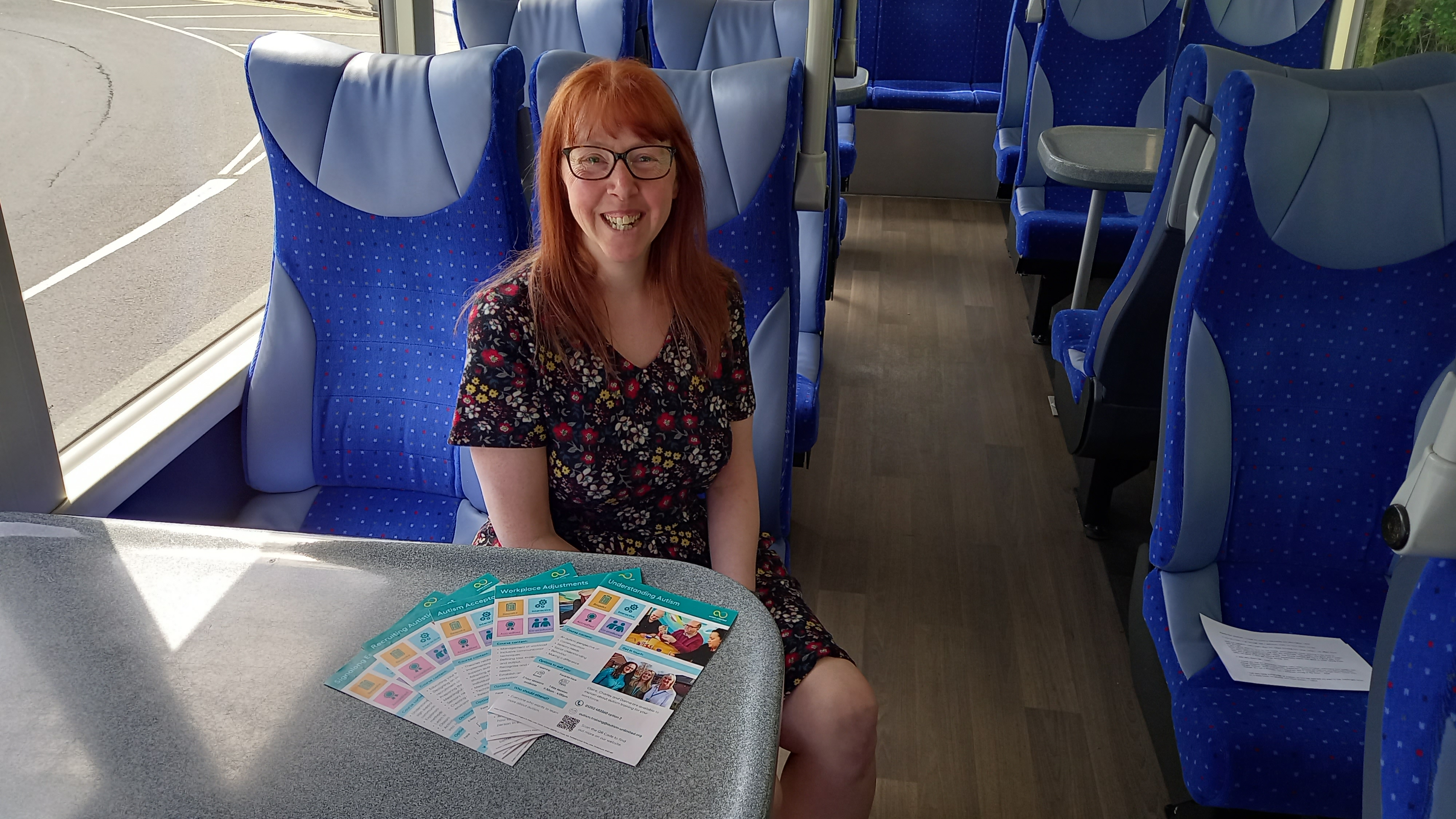 Morebus customer service advisor doing autism training image