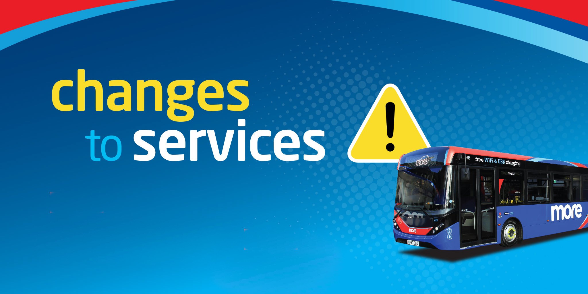A promotional image for changes to route 14