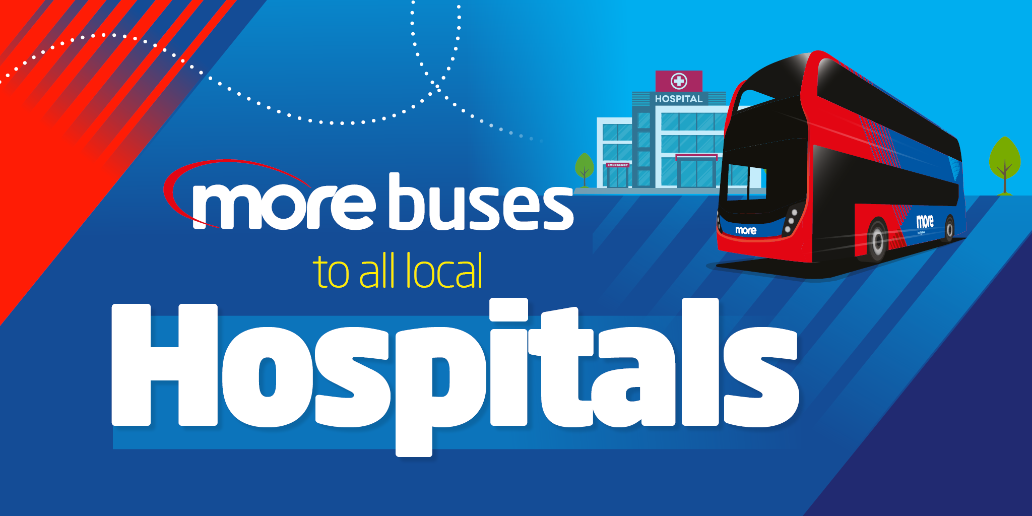 more buses to all local hospitals