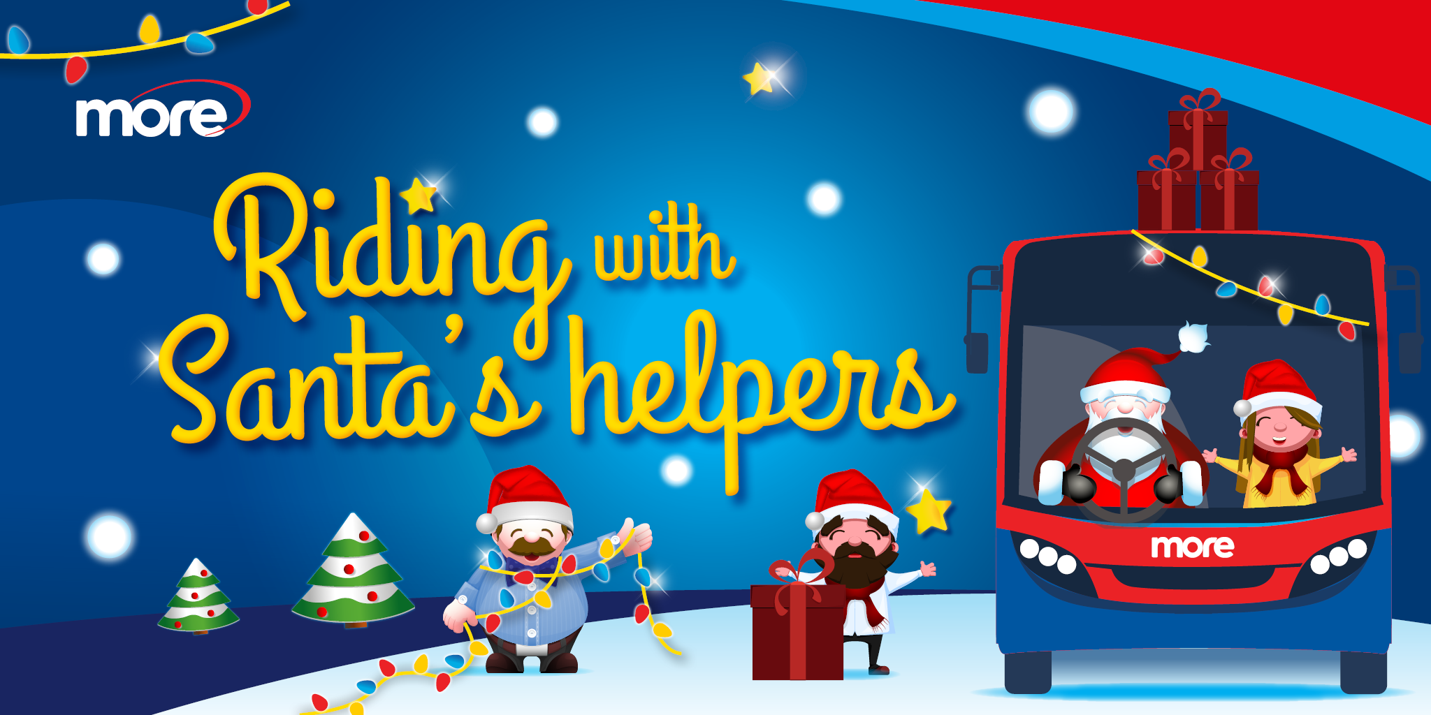 Riding with Santa's Helpers