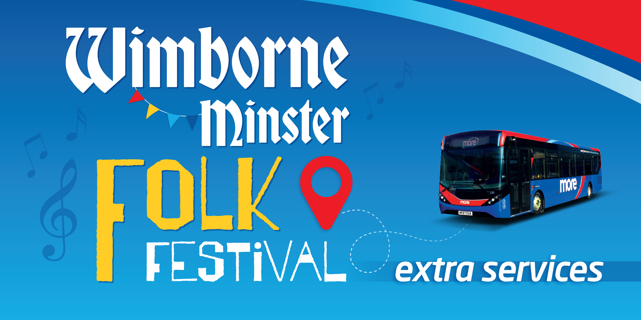 Wimborne Folk Festival extra buses
