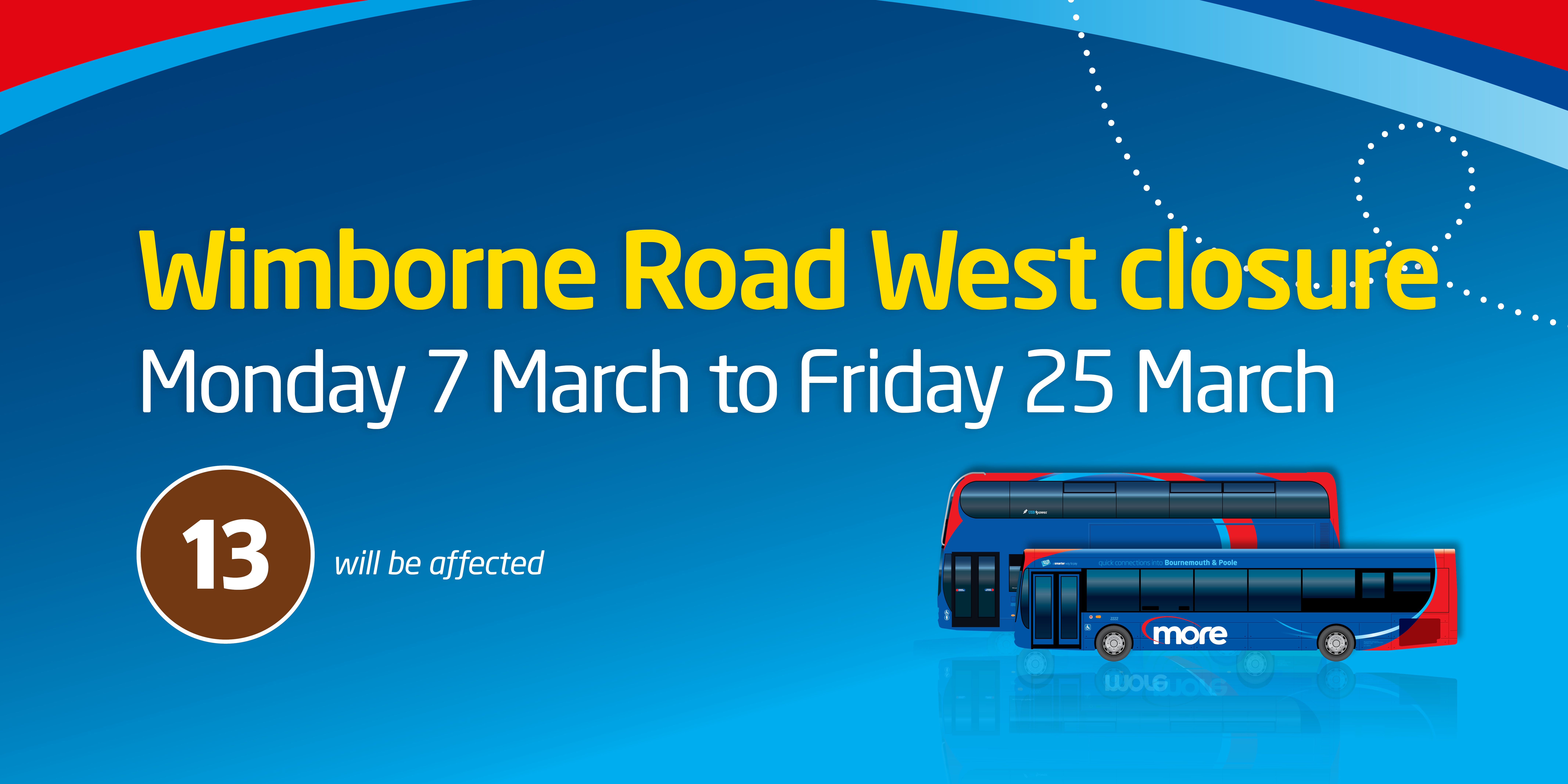 wimborne road west closure