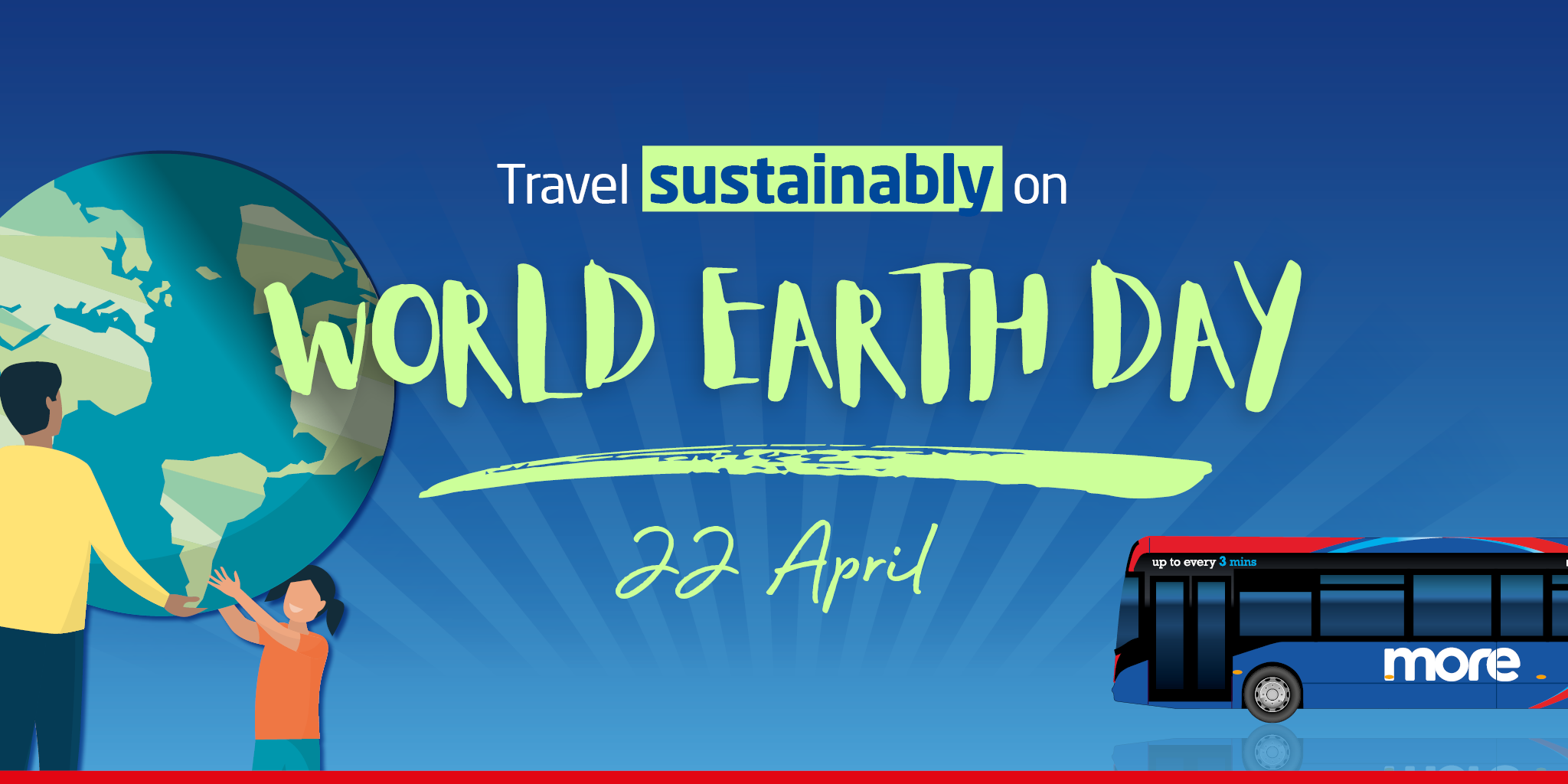 Travel sustainably on World Earth Day 22 April