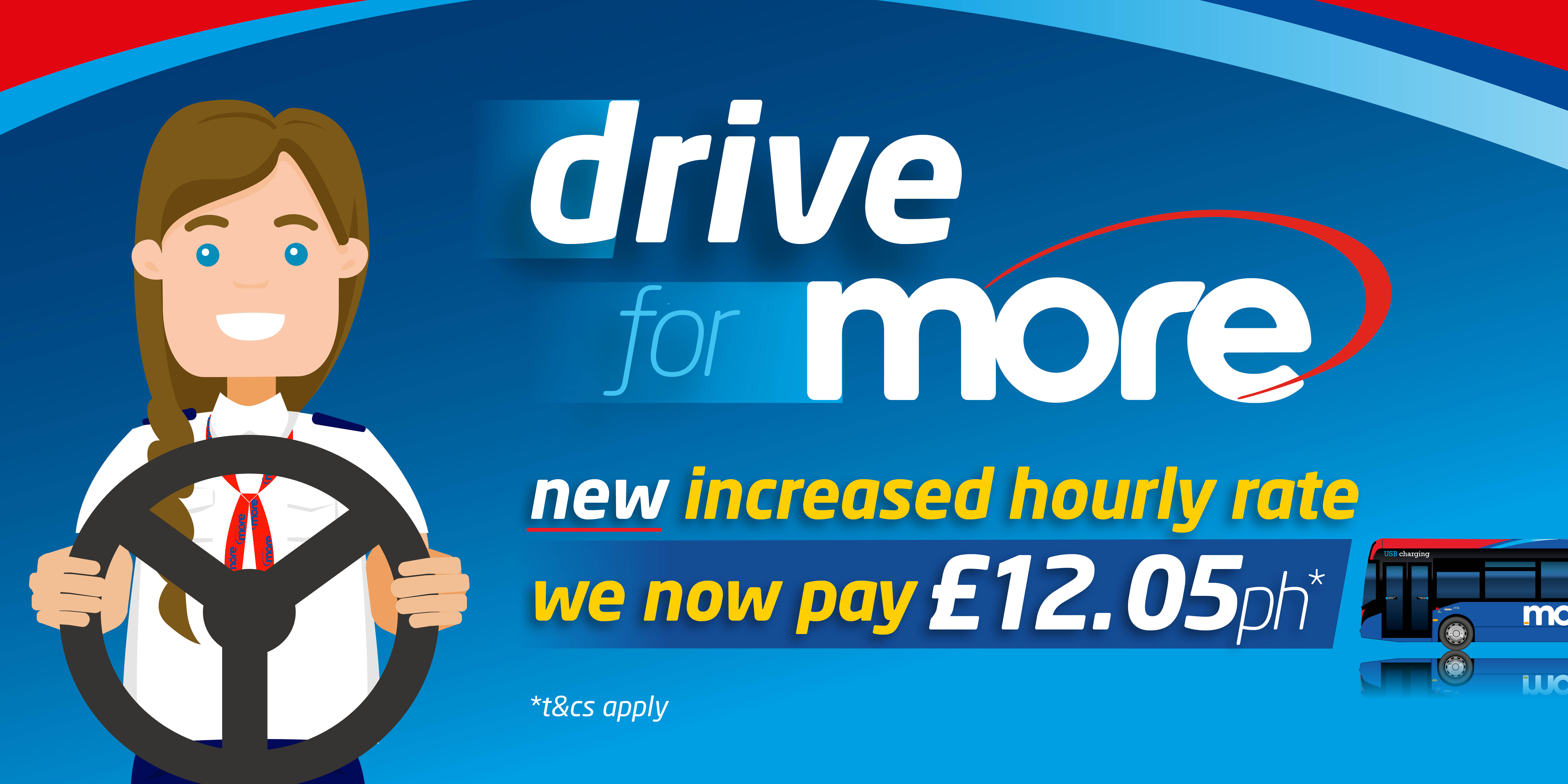 New hourly rate of pay increase advert