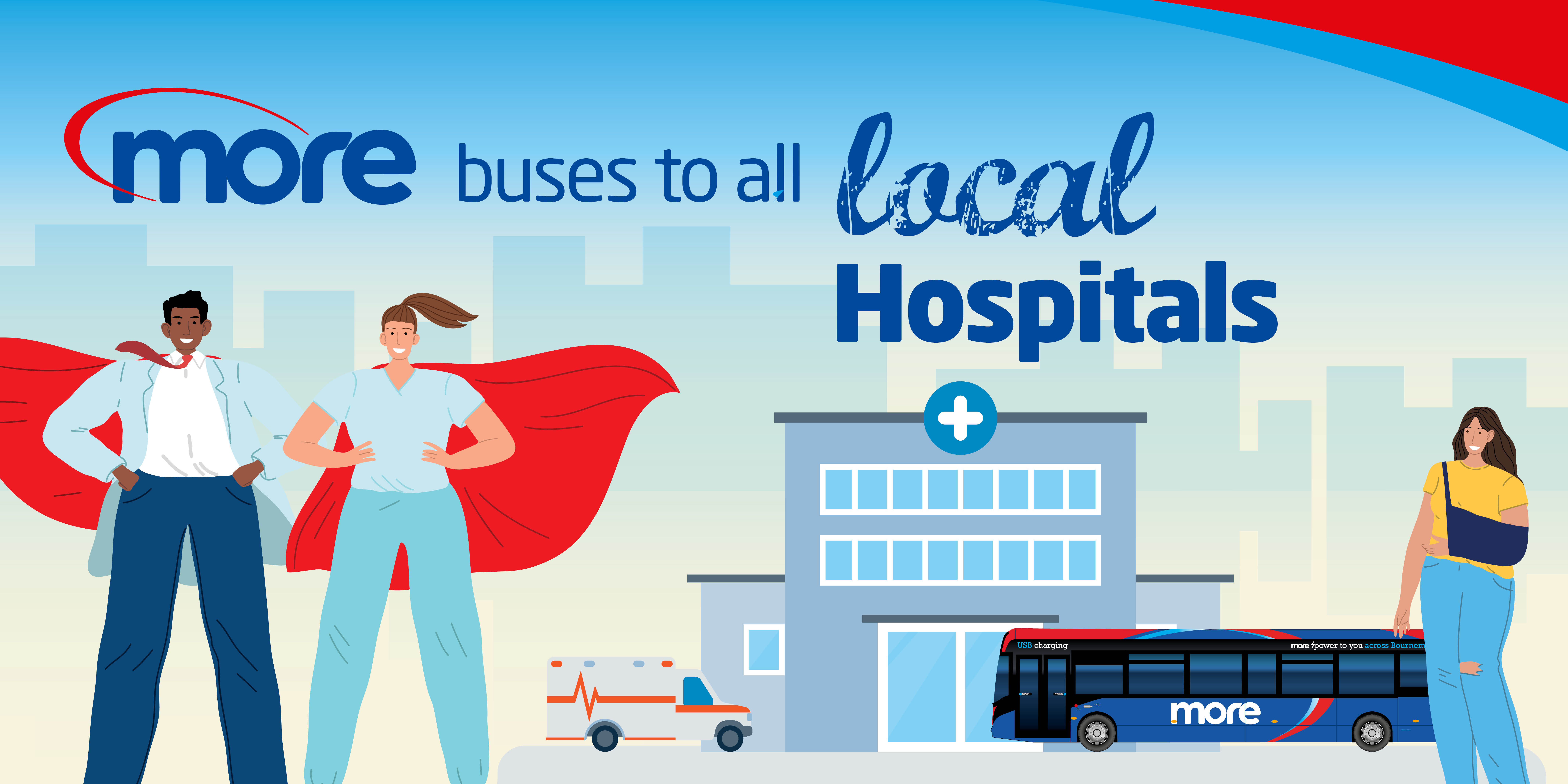 more buses to all local hospitals