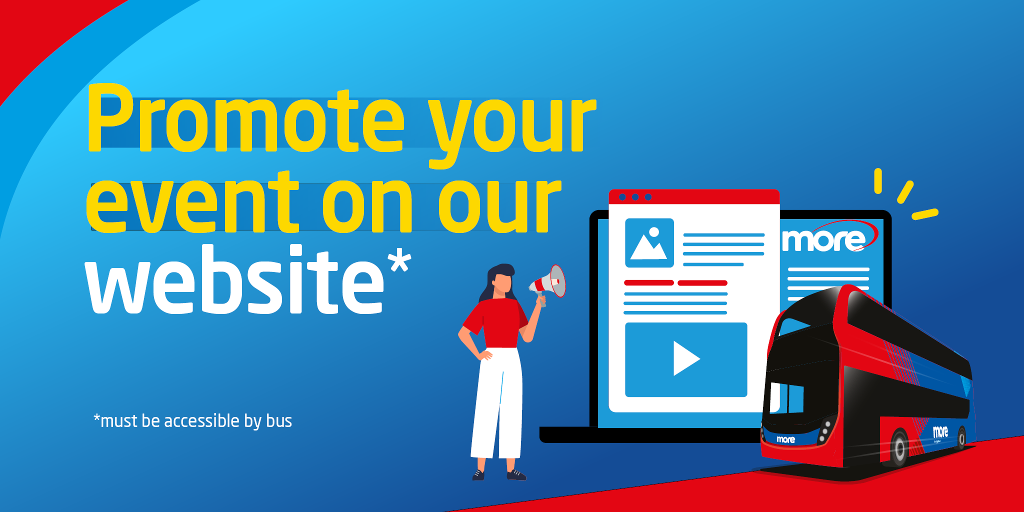 Promote your event on our website