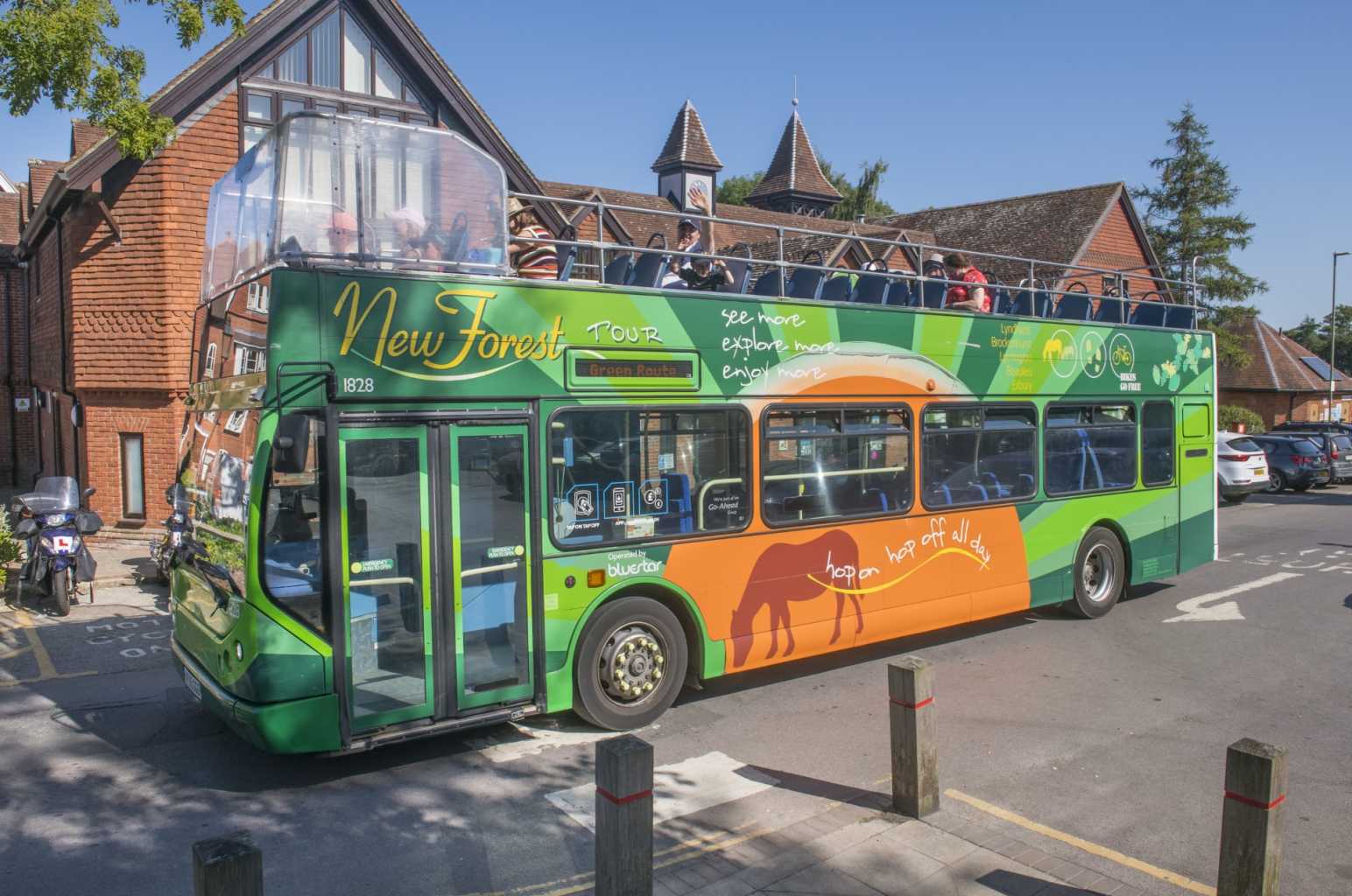 green route New Forest Tour bus
