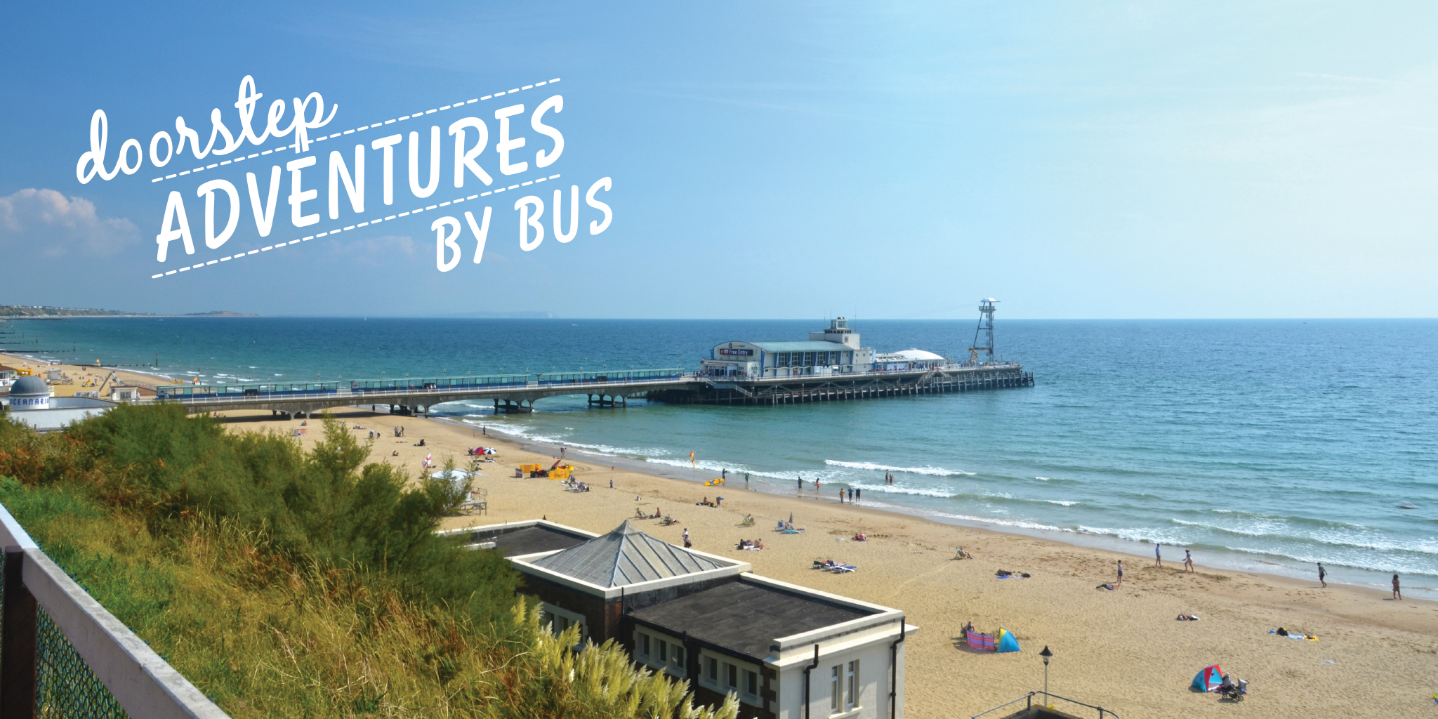 Bournemouth pier and beach